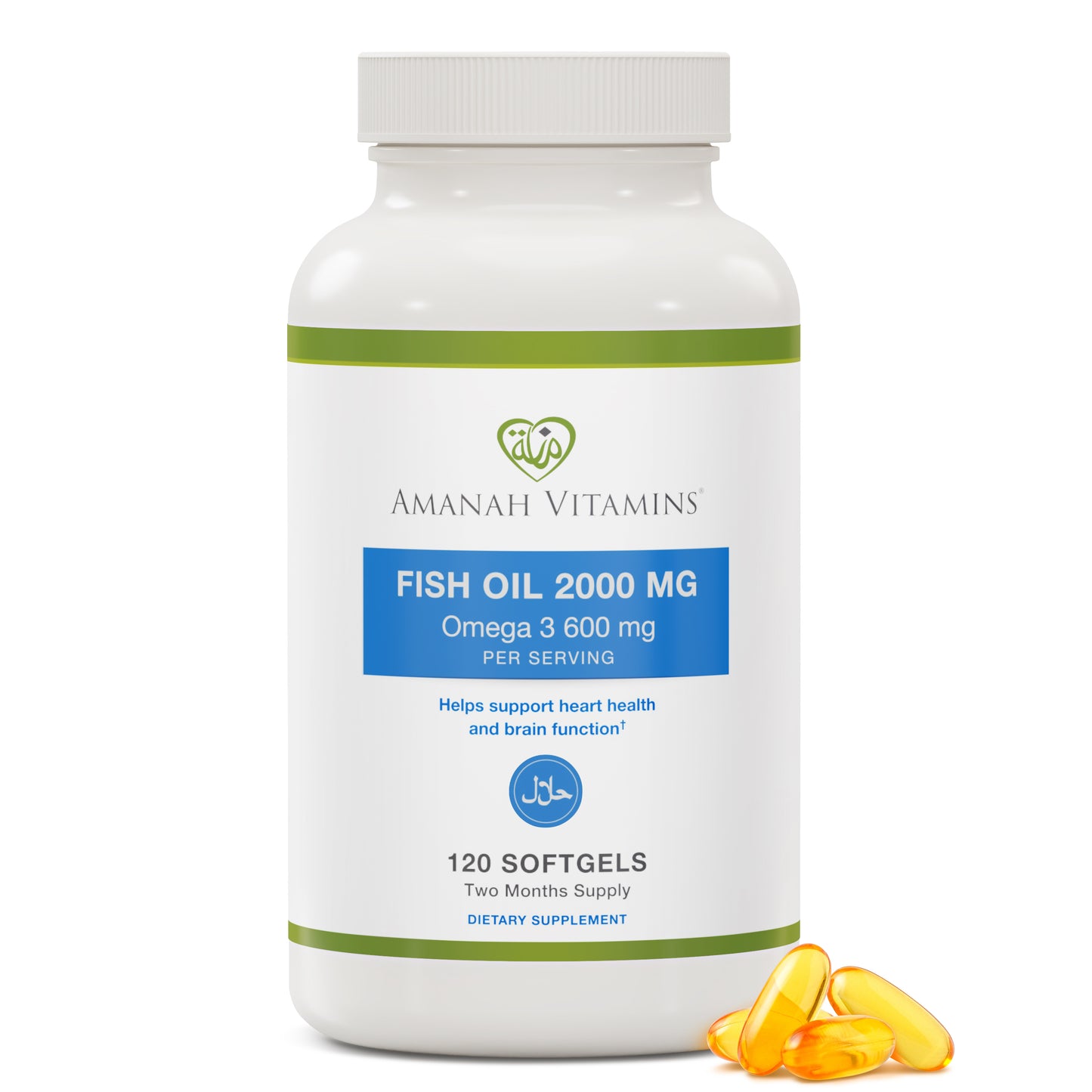 Amanah Vitamins Omega 3 Fish Oil