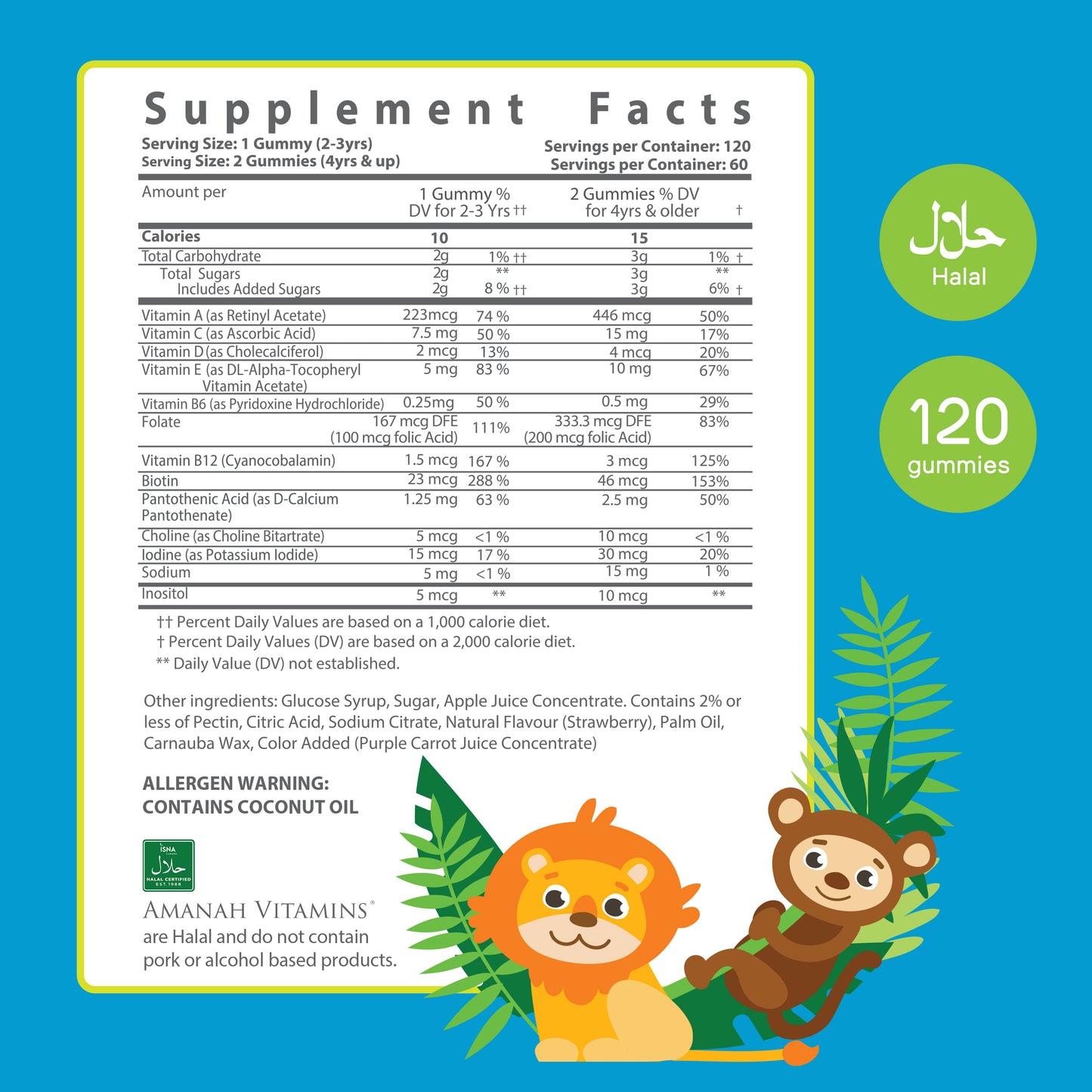 Amanah Children’s Multivitamin Gummy