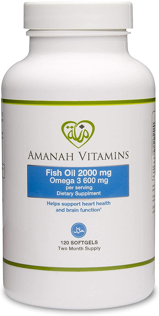 Amanah Vitamins Omega 3 Fish Oil